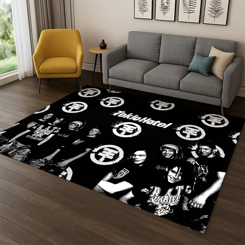 พรมลายวงร็อก Tokio Hotel บิลล์ - Kids Outdoor Area บทวิจารณ์และราคา