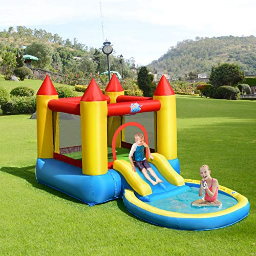 บ้านลมเป่าลมสำหรับเด็กอายุ 3-5 - Kids Outdoor Area บทวิจารณ์และราคา