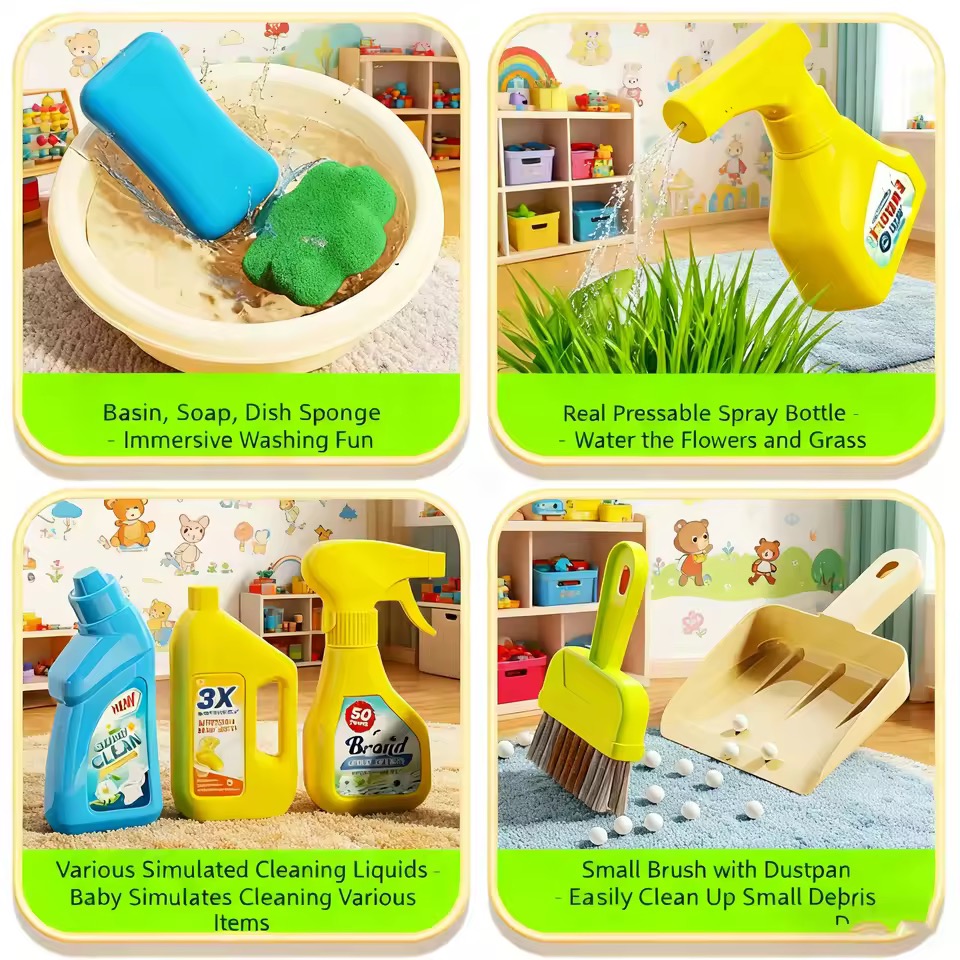 ของเล่นจำลองการทำความสะอาดสำหร - Kids Outdoor Broom บทวิจารณ์และราคา