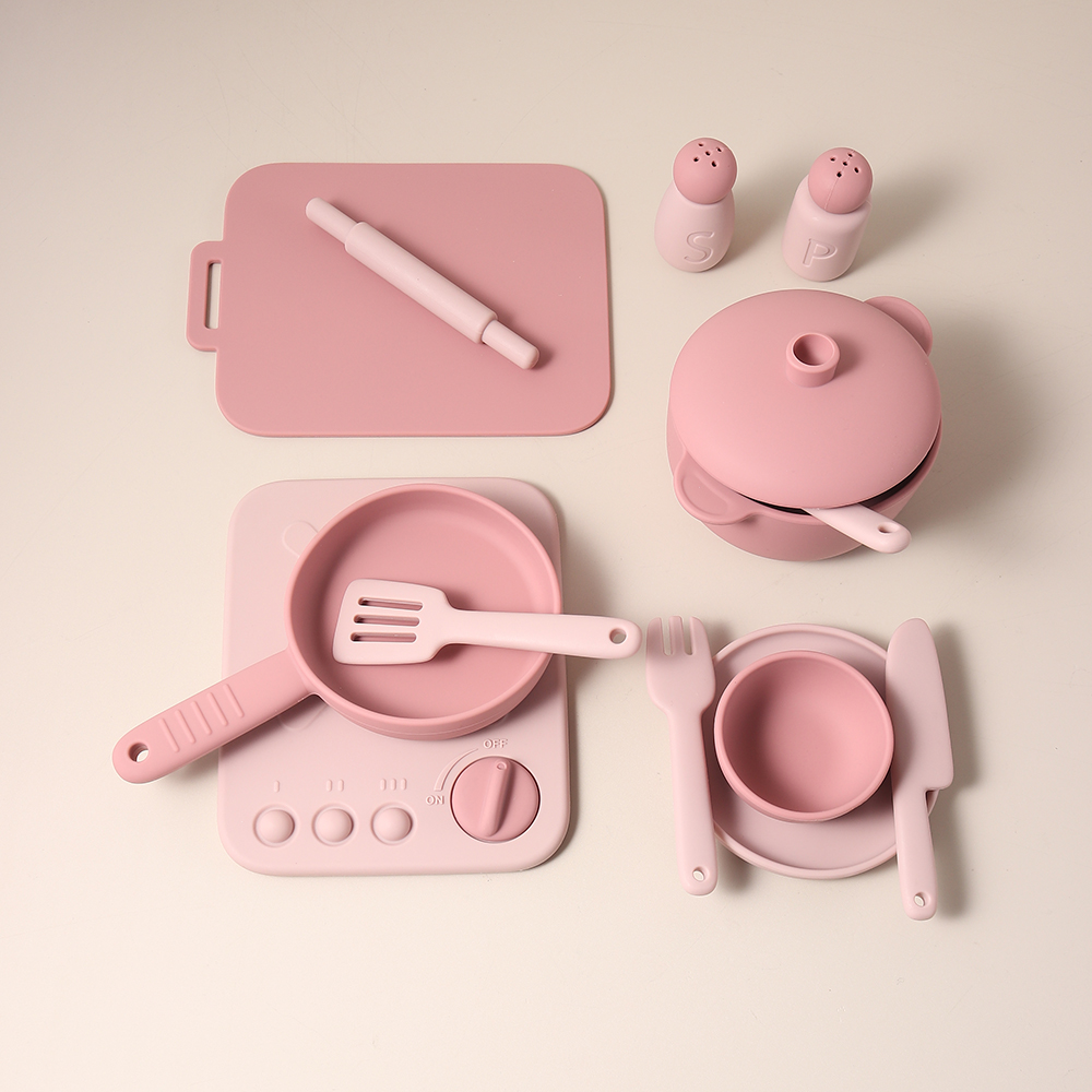 ชุดของเล่นทำอาหารซิลิโคน 13 ชิ - Kids Outdoor Kitchen Accessories บทวิจารณ์และราคา