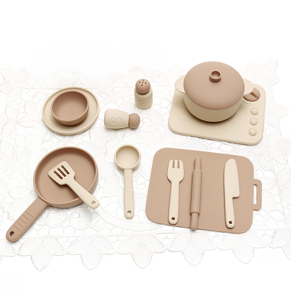 ชุดของเล่นทำอาหารซิลิโคน 13 ชิ - Kids Outdoor Kitchen Accessories บทวิจารณ์และราคา